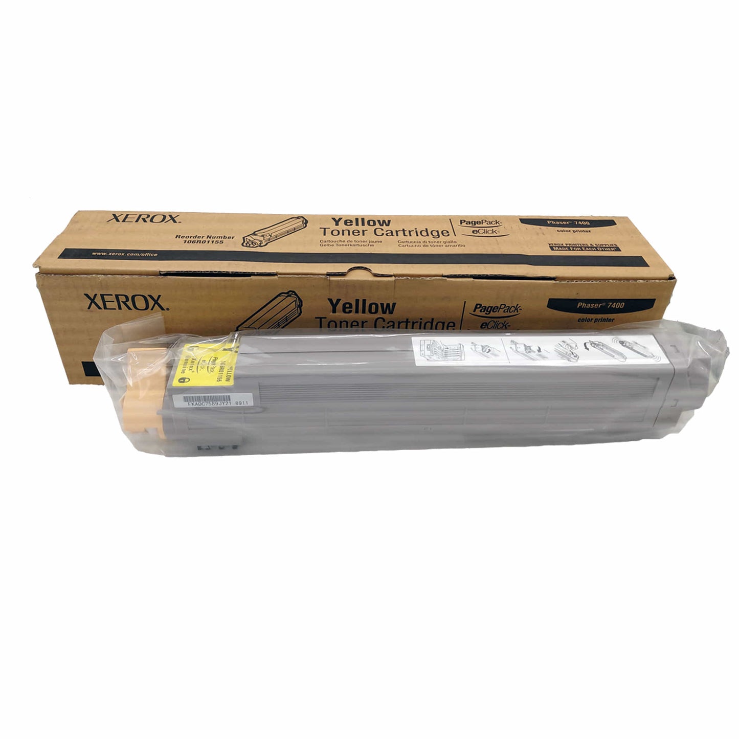 Original Xerox 006R01155 Toner Farbe: Yellow ca.18.000 Seiten für Xerox Phaser 7400 I 7400DN und 7400 DT usw.