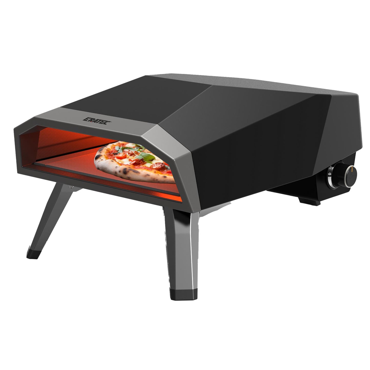 Eratec Mobiler Gas-Pizzaofen 12 Zoll 500 Grad