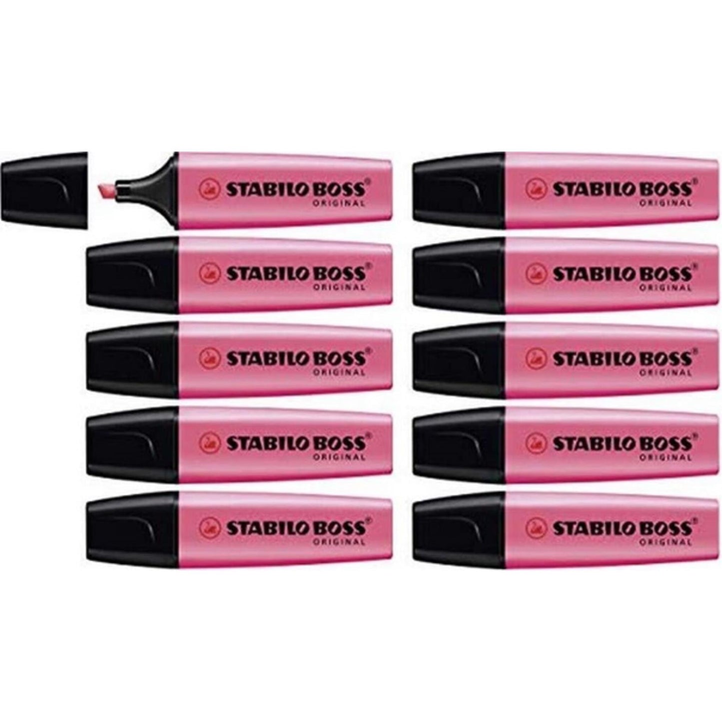Textmarker von STABILO-BOSS in pink.