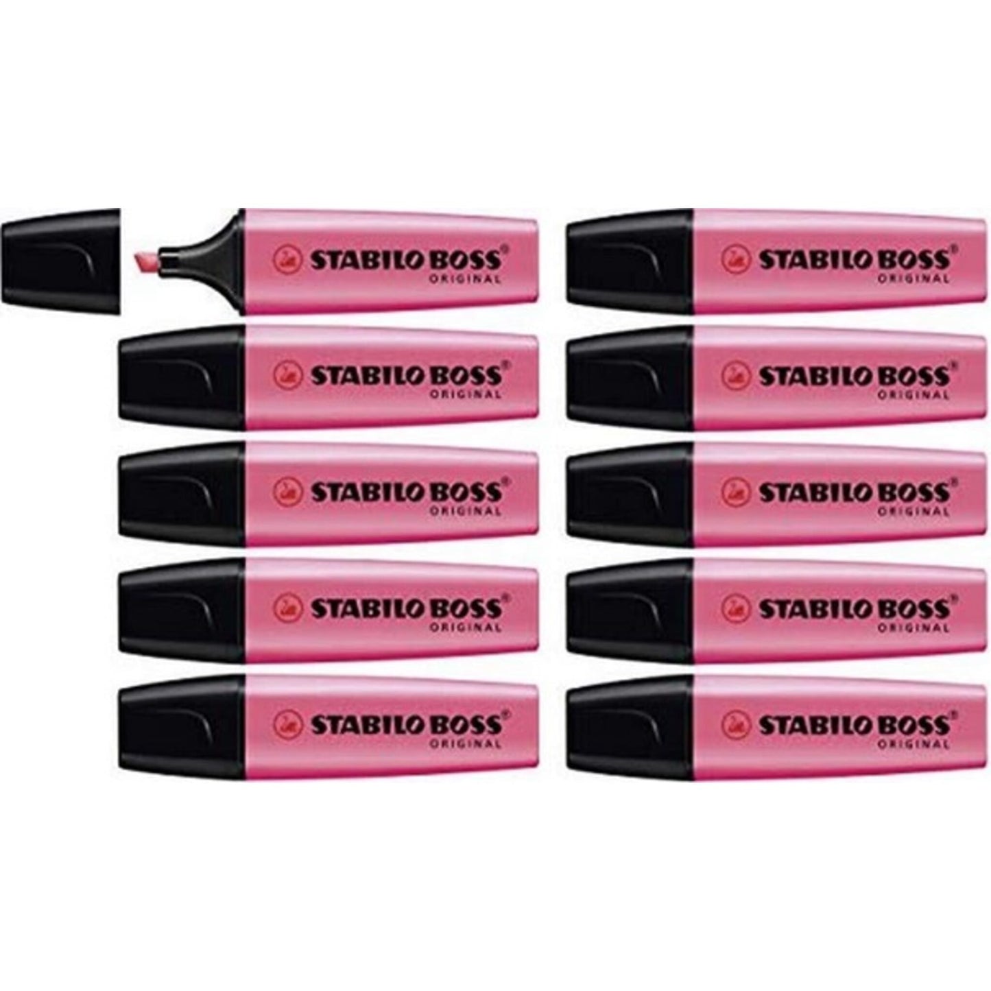 Textmarker von STABILO-BOSS in pink.