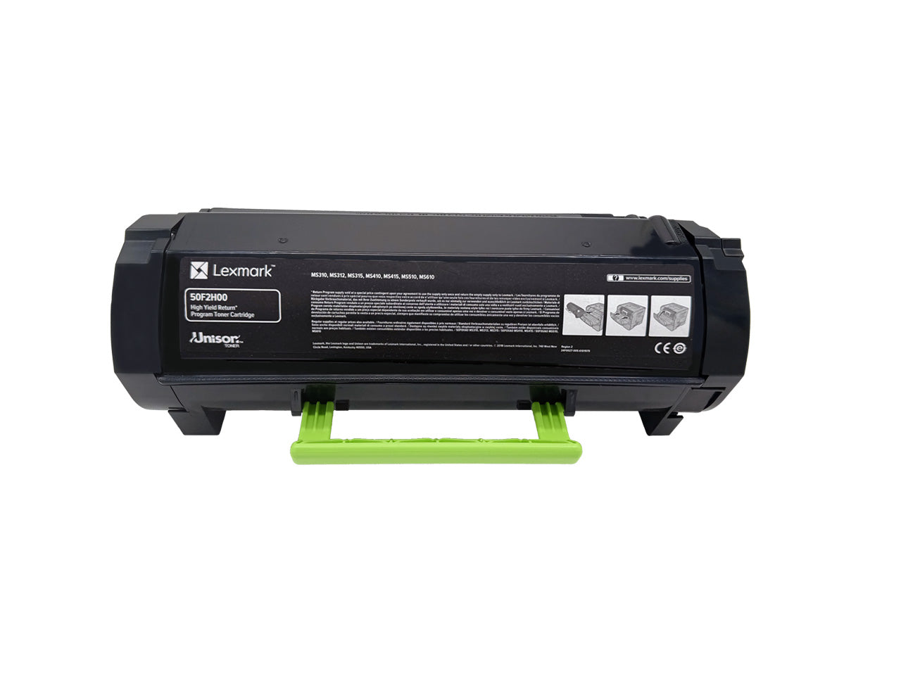 Original Lexmark Toner 50F2H00 = 50F2H0E 502H Farbe: Schwarz ca. 5.000 Seiten für Lexmark MS 310/410/510/610 Serie