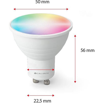 Caliber Wifi LED GU10 Cool+Warm White +RGB HBT-GU10