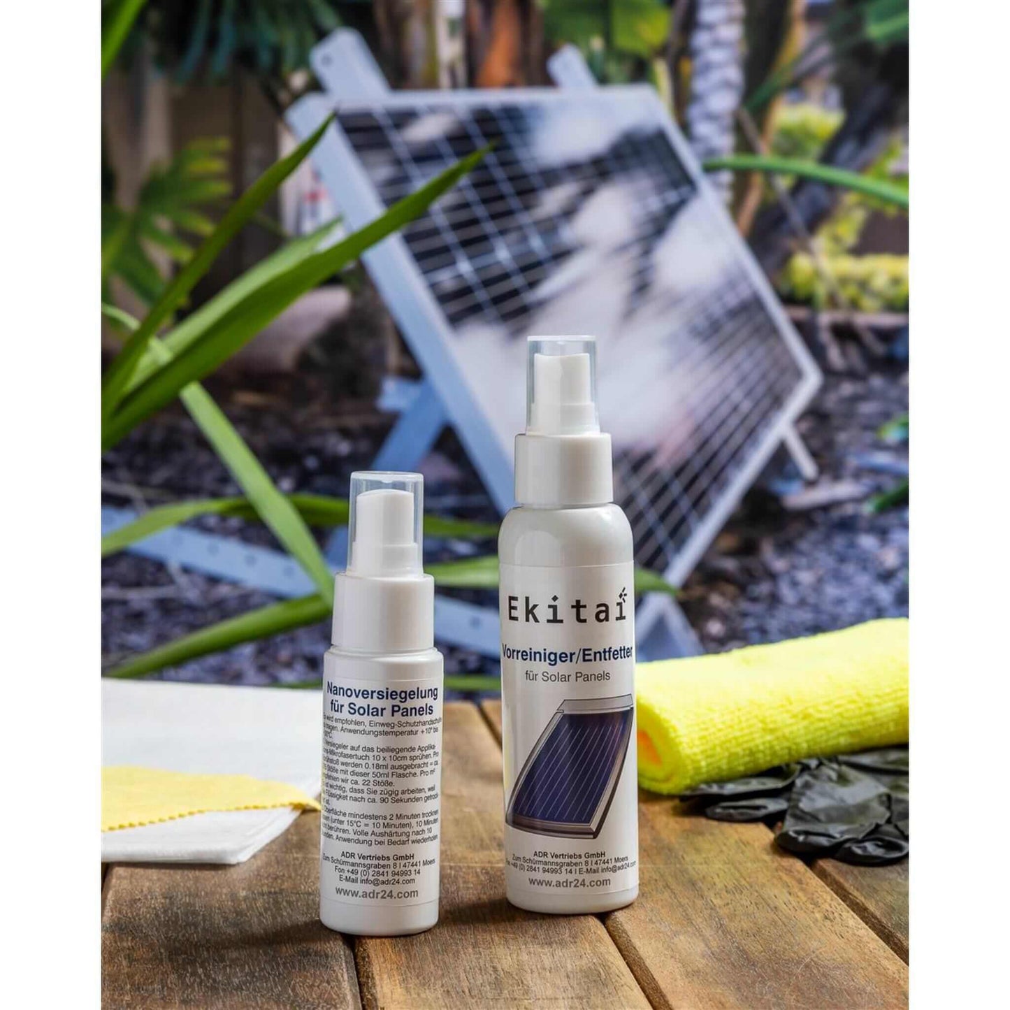 Ekitai Solar Panel reinigung / Photovoltaik Nano-Langzeitversiegelung Set gegen Schmutz