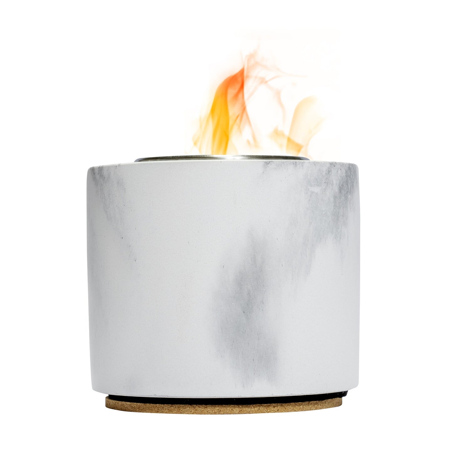 2 x Flammino Design-Tischkamin aus Marmor Look Flammino Premium Ethanol-Kamin Set 2 Stk