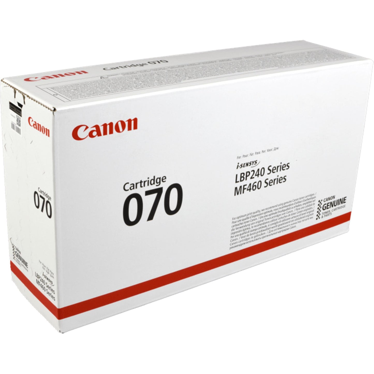 Original Canon 070 Toner (5639C002) · Farbe: Schwarz ca. 3000 Seiten für Canon i-SENSYS LBP-243/246/247 + MF-461/462/463/465 Serie wb