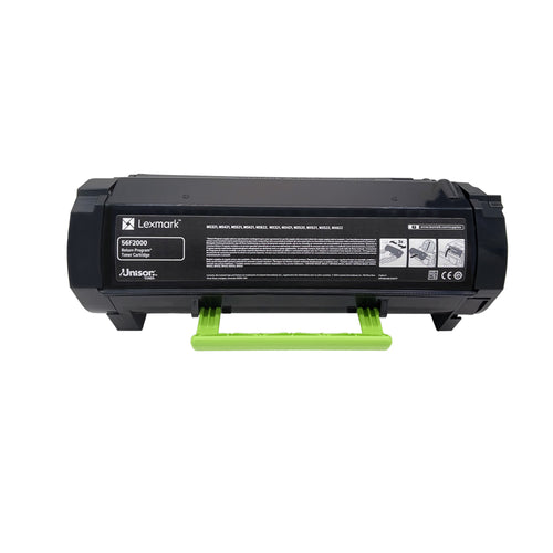 Original Lexmark Toner 56F2000 Farbe: Schwarz ca. 6.000 Seiten | MS + MX 321 | 421 | 521 | 522 | 621