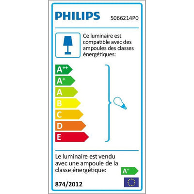 Philips Byre Deckenleuchte LED 2x 4,3 Watt | Silber incl Leuchtmittel und Befestigung neu OVP
