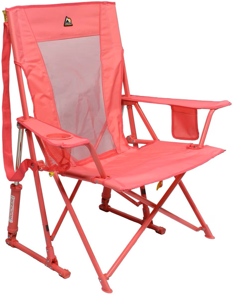 GCI Outdoor Comfort Pro Rocker Schaukelstuhl, 64x90,4x98,5cm, blush