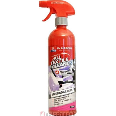 In der roten Sprühflasche von Dr. Marcus ist der ergiebige Polsterreiniger. 750 ml mit praktischem Sprühkopf.