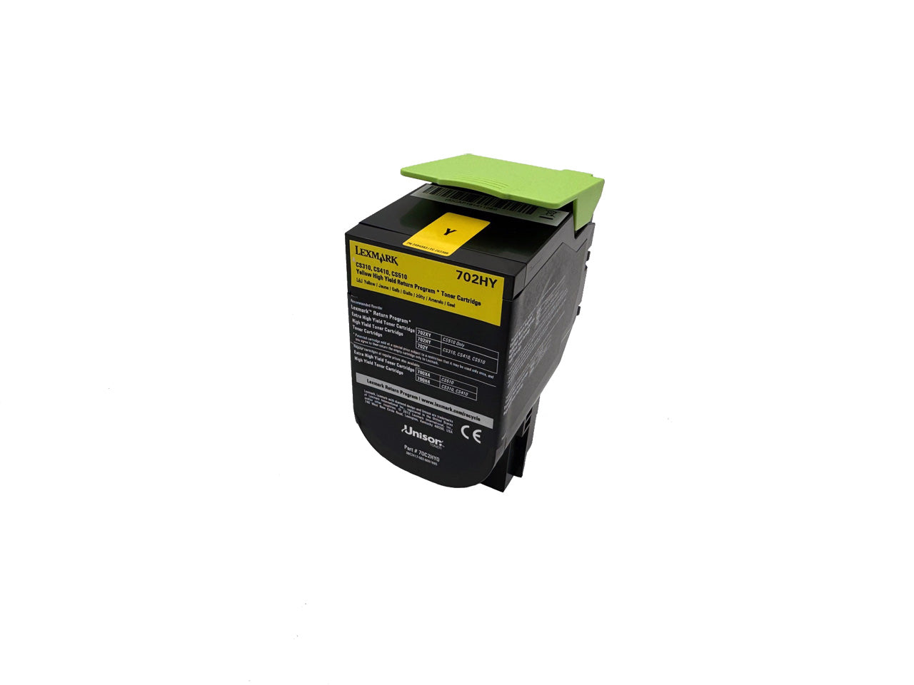 Lexmark Original Toner 70C2HY0 (702HY) Farbe: Yellow ca. 3.000 Seiten für CS 310 | 410 | 510 Serien