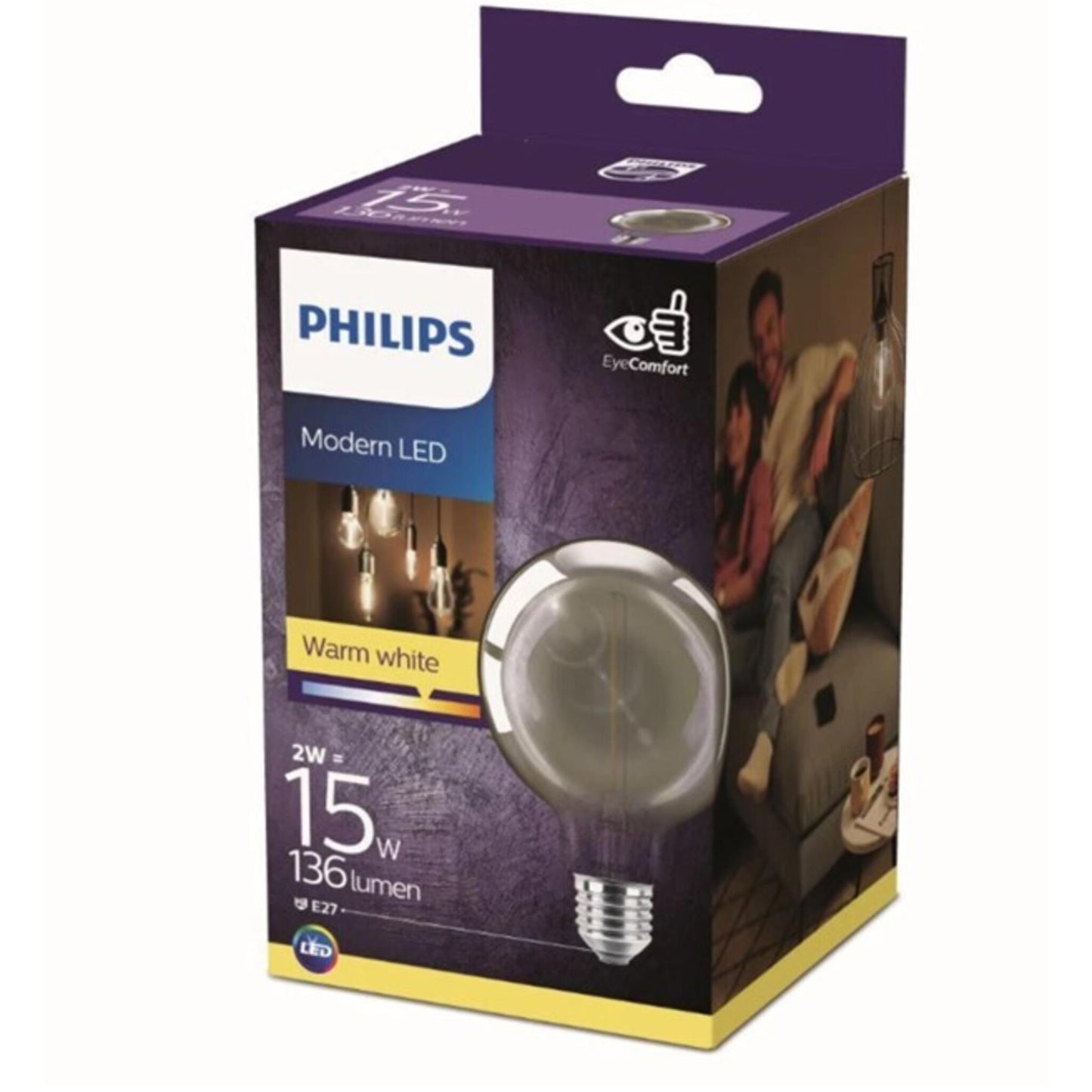 Philips LED Classic E27 G93 2W/136lm