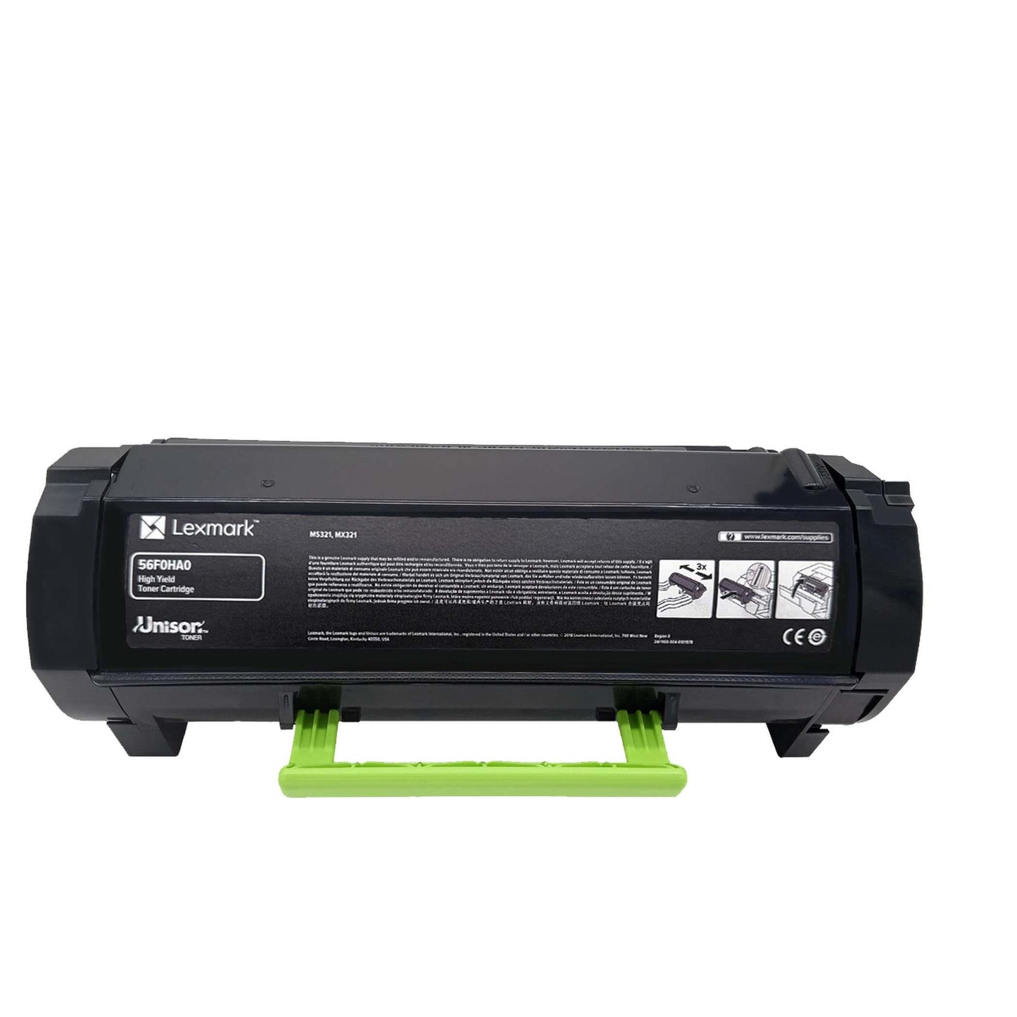 Original Toner für Lexmark 56F0HA0 Farbe: Schwarz ca. 15.000 Seiten für MS 320 | MS321 und MX 321 white box