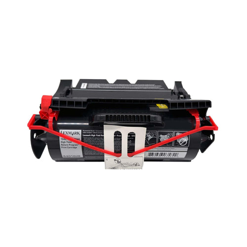 Original Lexmark Toner 64016HE | T640 Farbe: Schwarz ca. 21.000 Seiten für T640 | T642 | T644 Serie