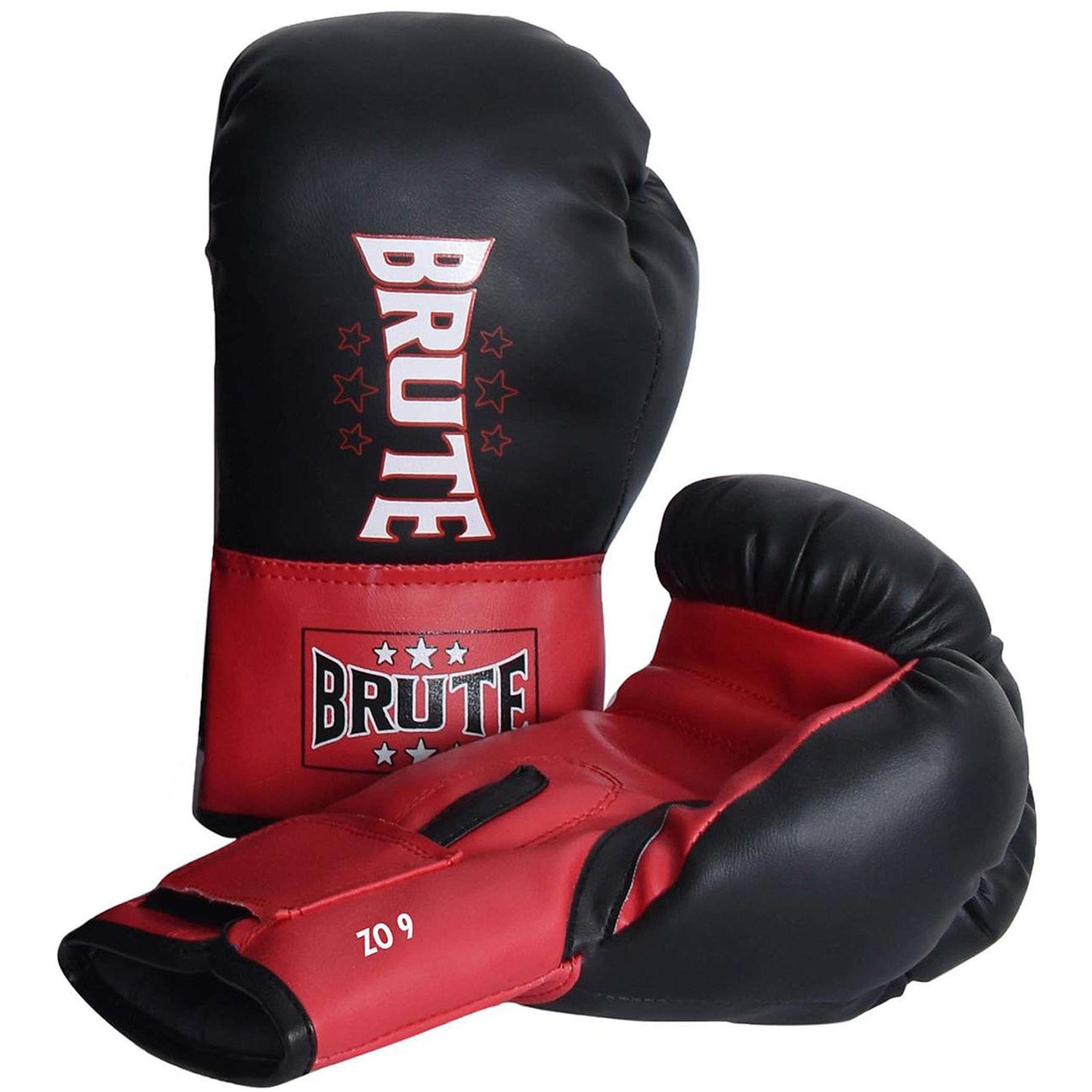 BRUTE Kinder-Sandsack-Set inklusive Boxhandschuhen und Tasche Farbe: Schwarz/Rot