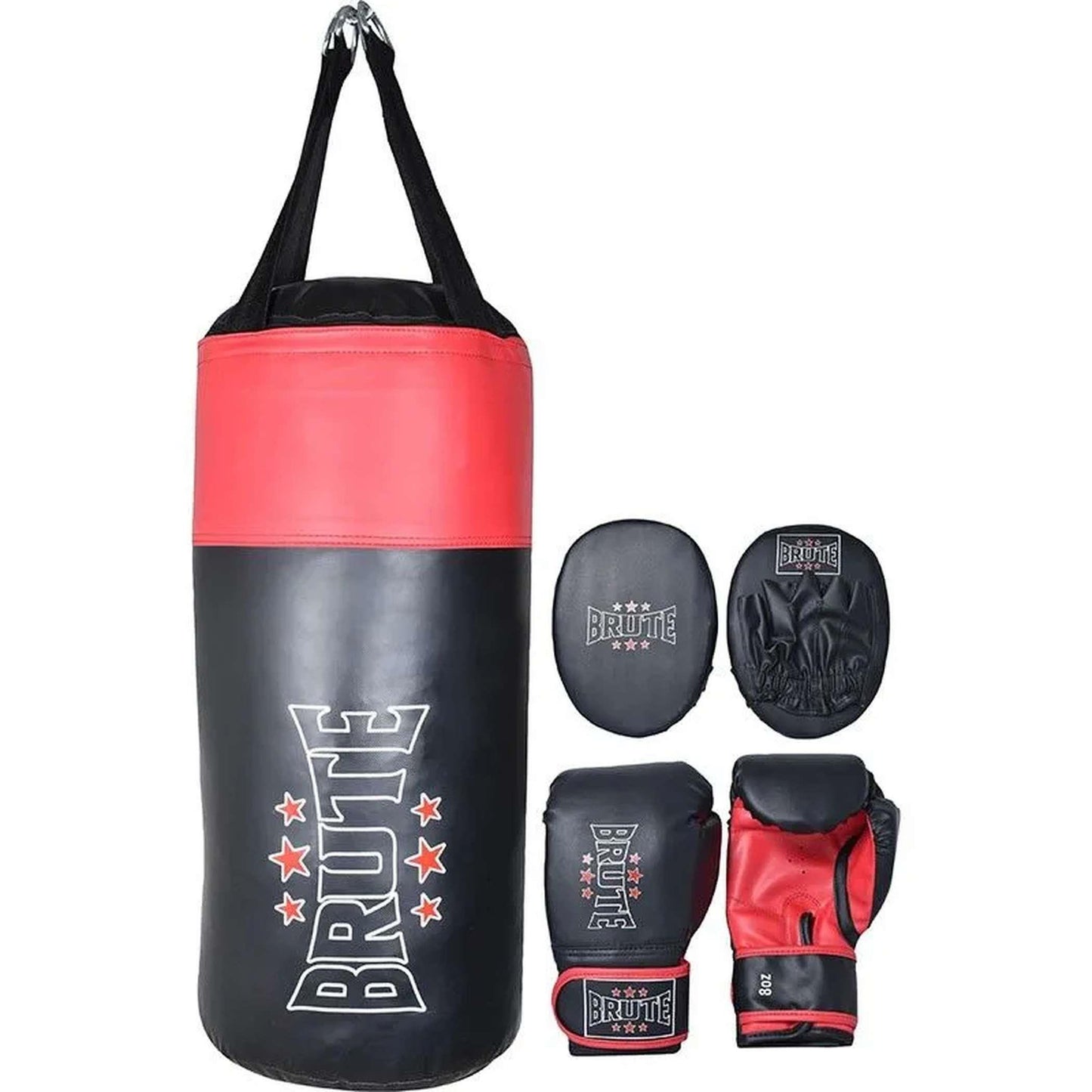 BRUTE Boxsack-Set Kinder inkl. Boxhandschuhen, Boxpratzen und Tasche