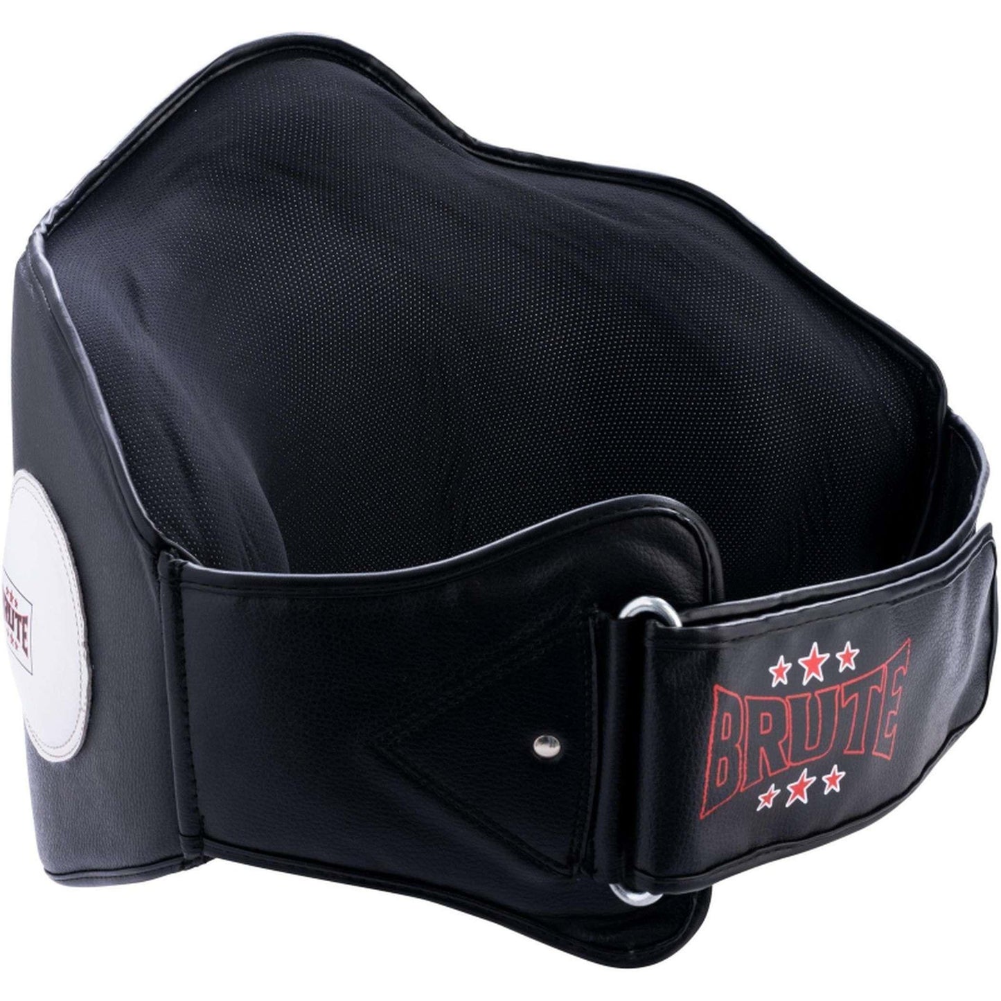 BRUTE Kampfsport Bauchgürtel – Bauchschutz aus Kunstleder - Farbe: Schwarz - GR: One Size