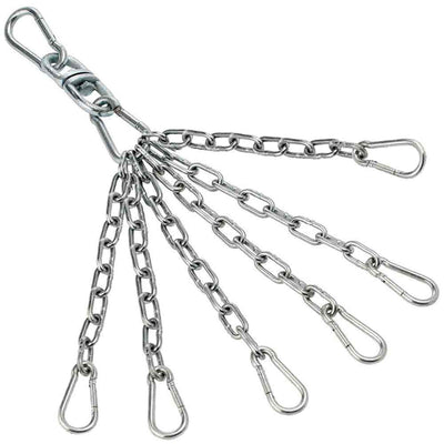 BRUTE Boxsack Kette mit robustem Karabinerhaken und Drehgelenk - 4 - 6 Punkt Boxsack Kette