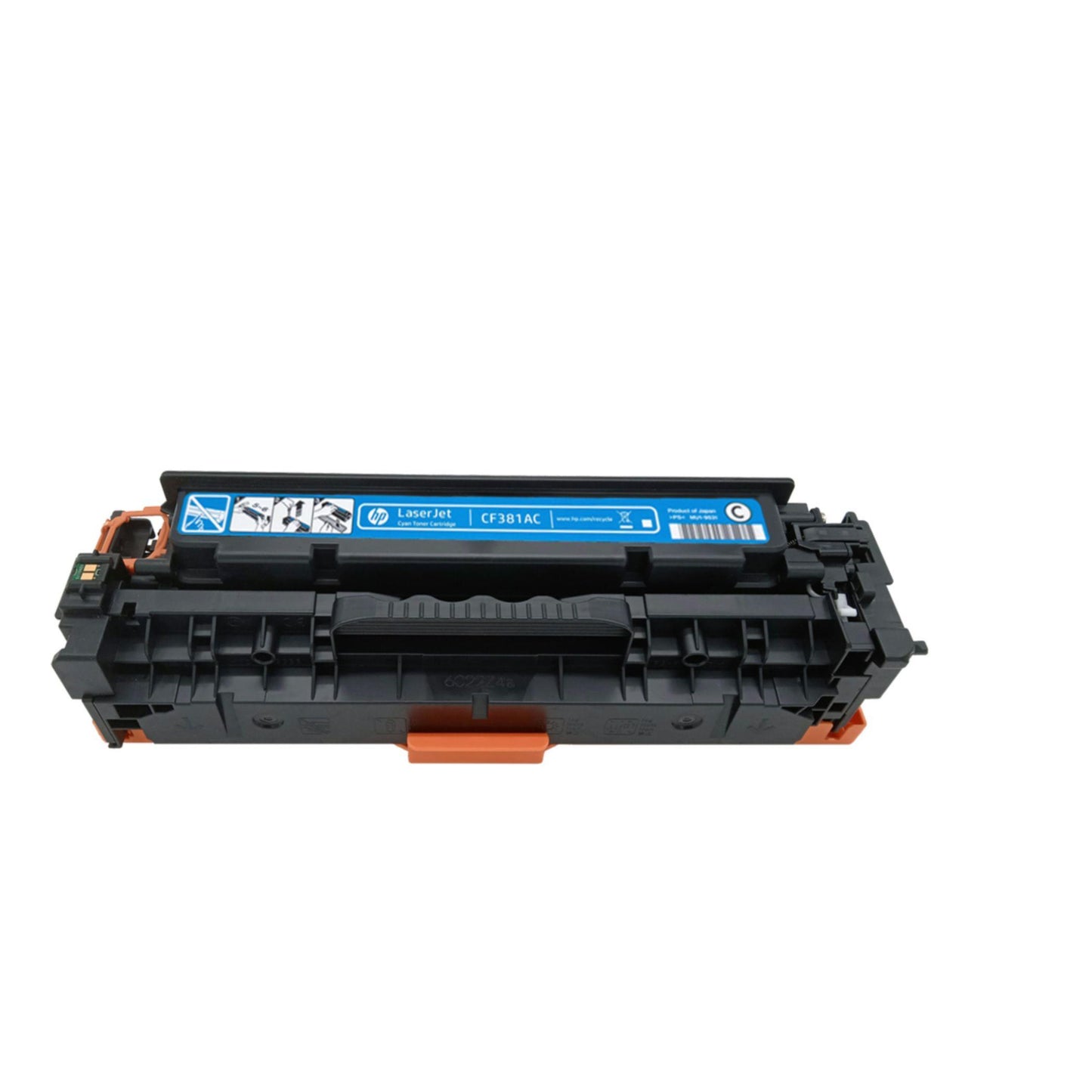 HP Original Toner 312A ( CF381A ) Farbe: Cyan ca. 2.700 Seiten für Color LaserJet Pro MFP M 476 usw. wb