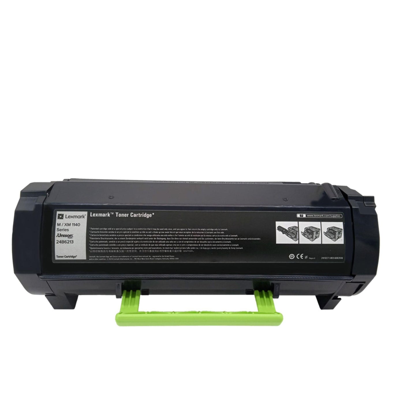 Original Toner Lexmark 24B6213 Farbe: Schwarz ca. 10.000 Seiten für M 1140 + XM 1140 Serie usw. wb