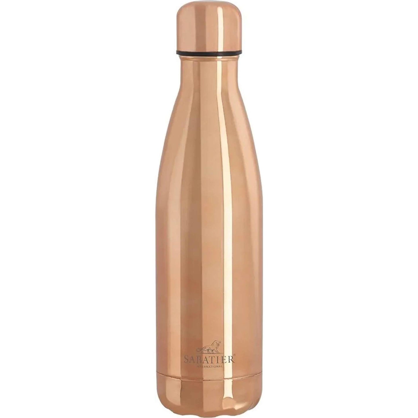 SABATIER International Thermo-Trinkflasche, gold, 500 ml, doppelwandiger Edelstahl