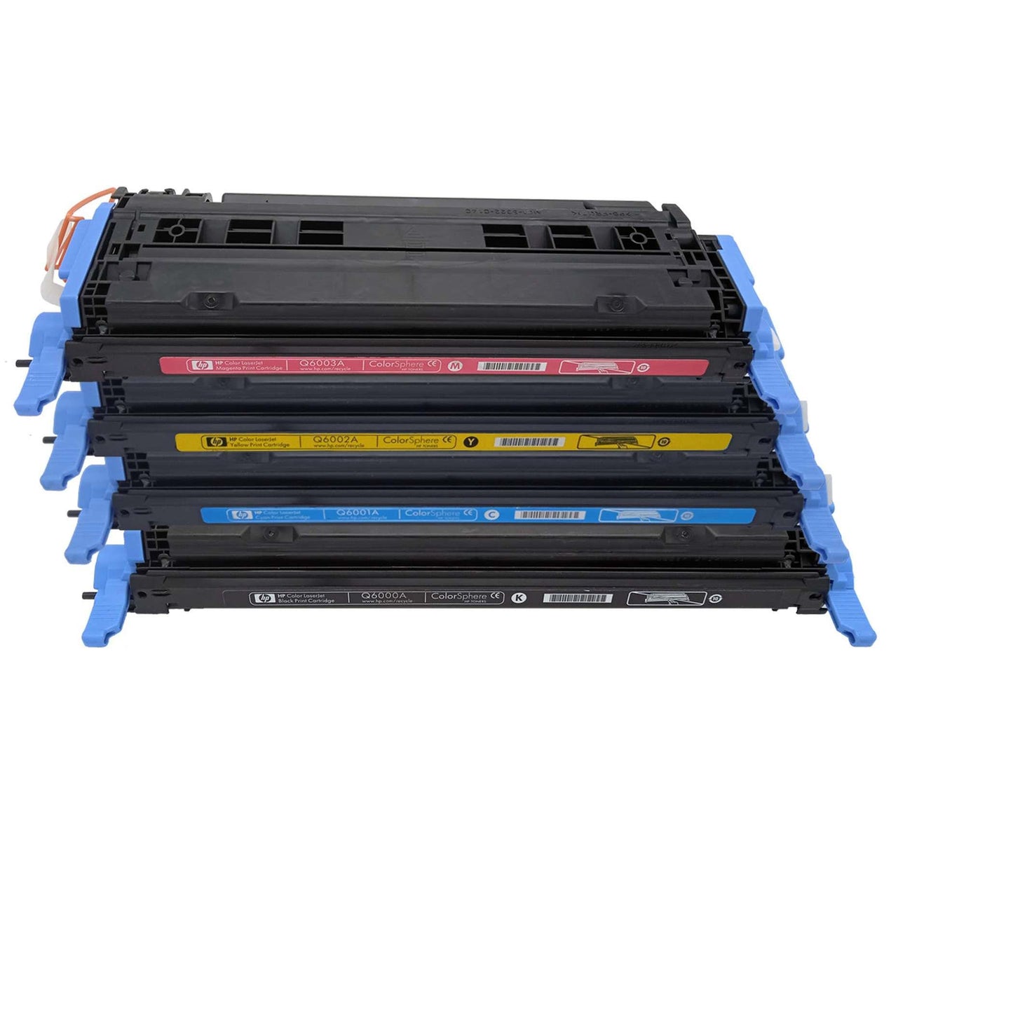 4x Original HP Toner Multipack (Q6000A Q6001A Q6002A Q6003A) für ca.8.500 Seiten für HP Color LaserJet 1600 Color LaserJet 2600 Color LaserJet 2600 N