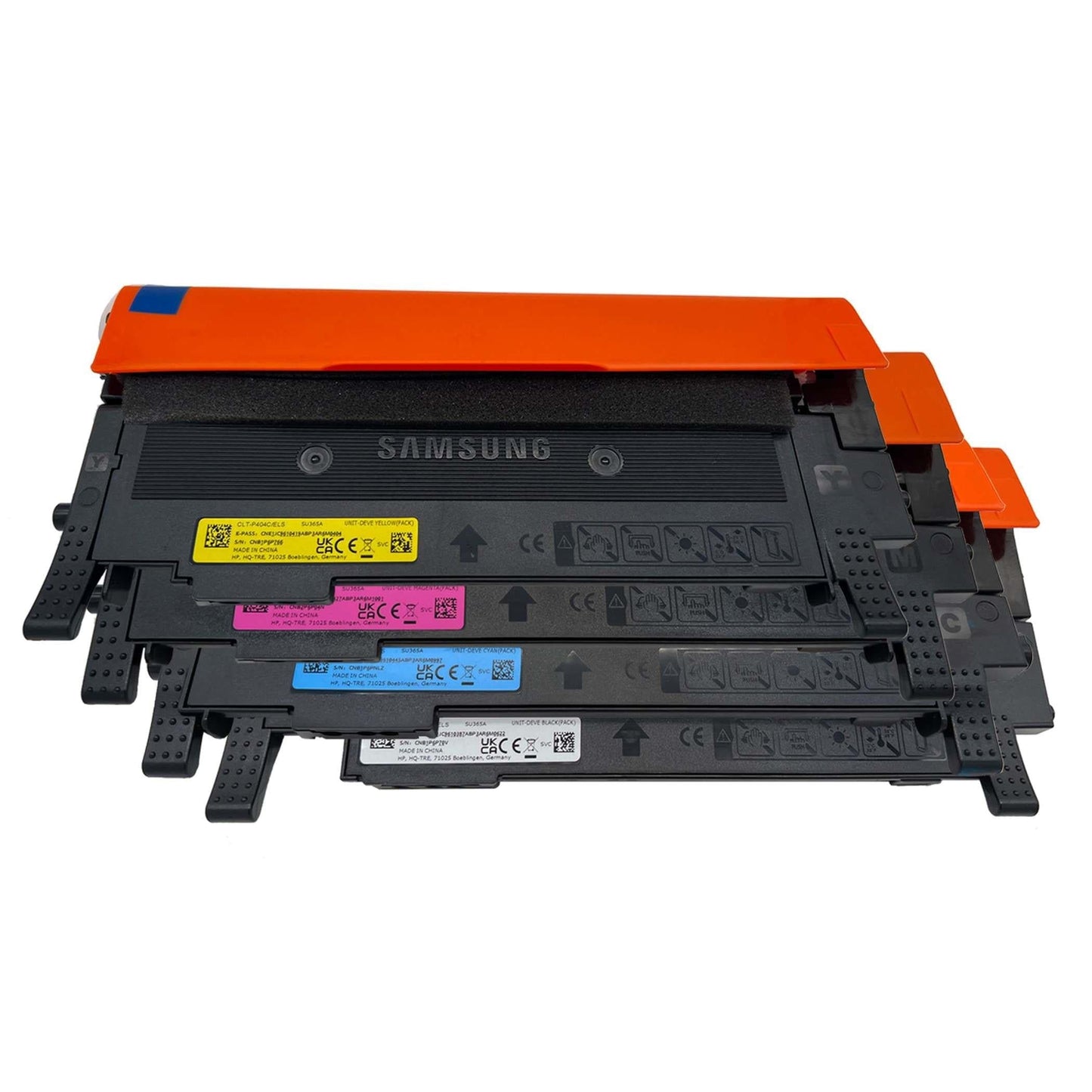Samsung (HP) Originaltoner Multipack (4 Toner) CLT-P4072C/ELS (SU382A) je 1 x Schwarz|Cyan|Magenta|Yellow