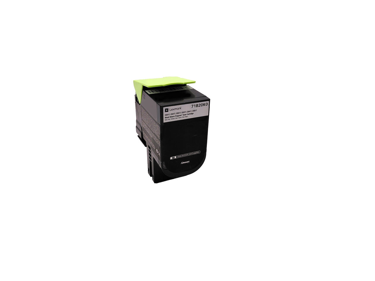 Lexmark Original Toner 71B20K0 Farbe: Black ca. 3.000 Seiten für CS 317dn I CS 417dn I CS 517de usw. wb