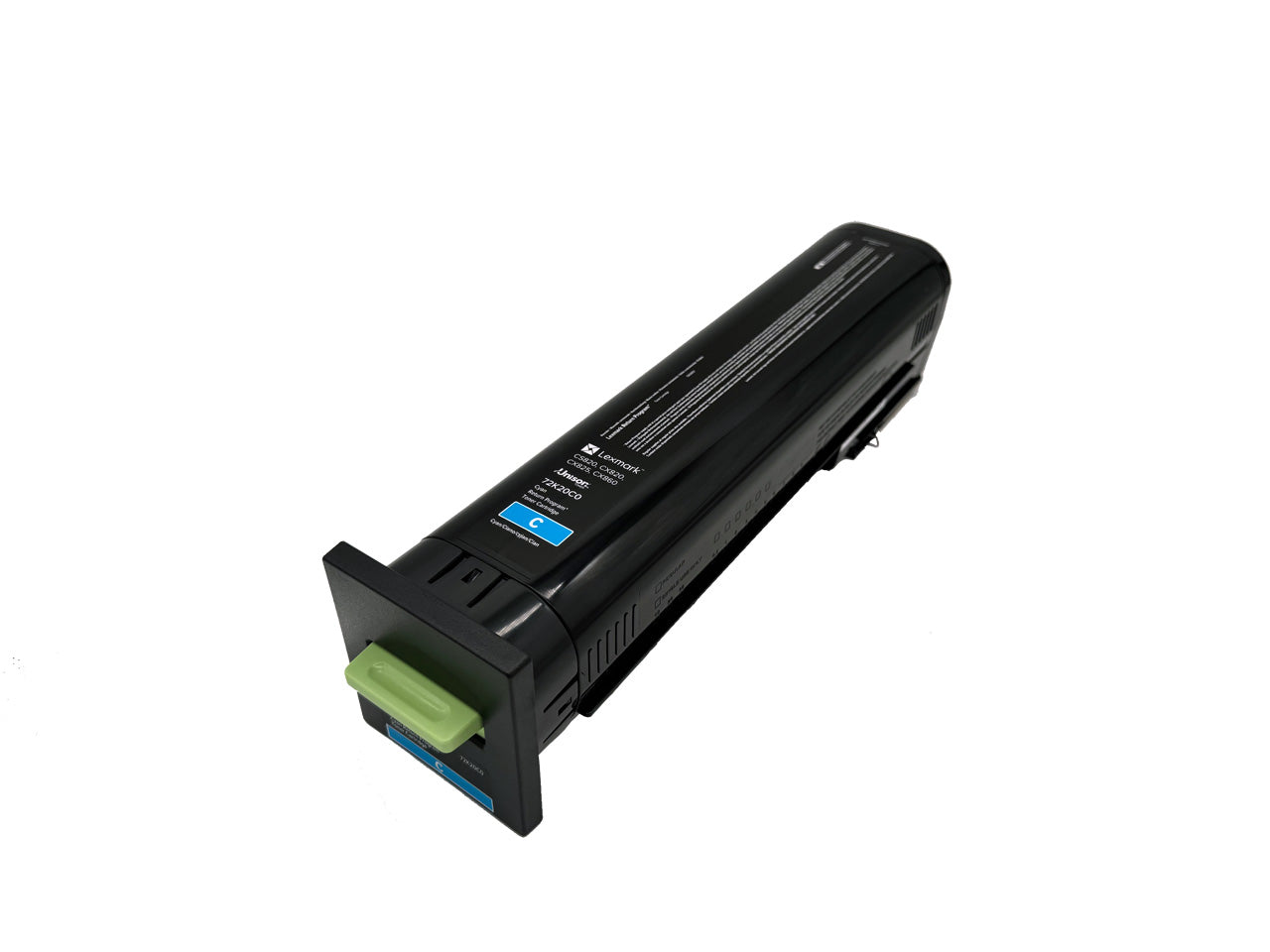 Lexmark Original Toner 72K20C0 = 72K20CE High Yield Farbe: Cyan ca. 8.000 Seiten für CS 820 Serie und CX 820,825,860 Serien