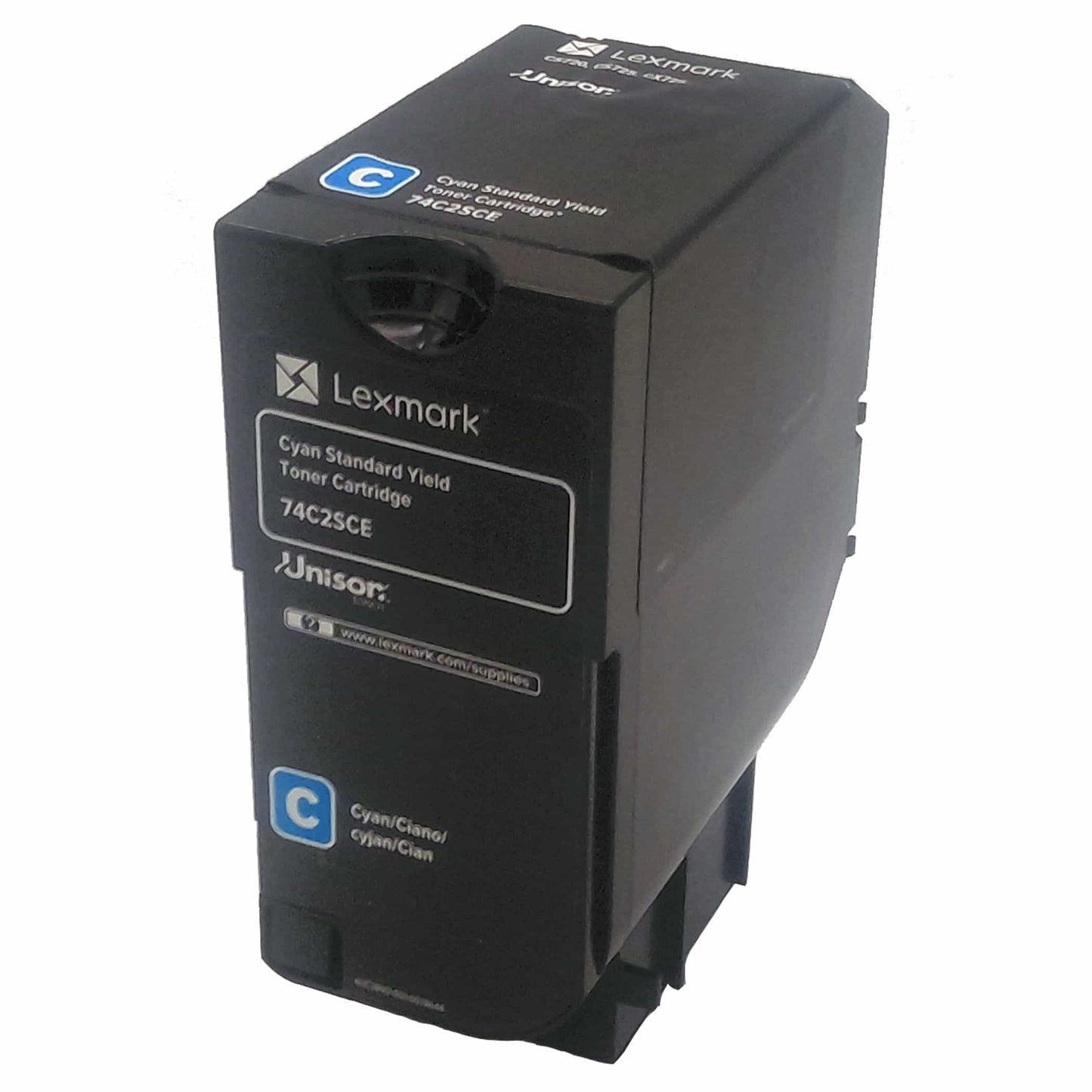 Lexmark Original Toner 74C2SCE Farbe: Cyan ca. 7.000 Seiten für CS720de I CS725de I CX725de
