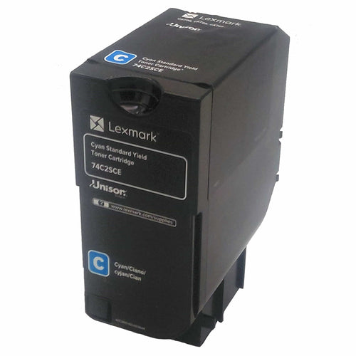 Lexmark Original Toner 74C2SC0 Farbe: Cyan ca. 7.000 Seiten für CS720de I CS725de I CX725de