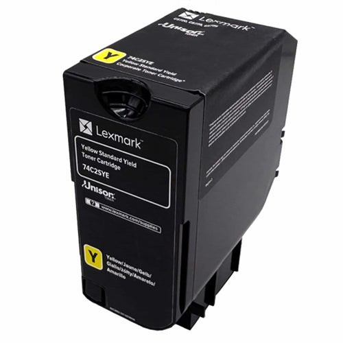 Lexmark Original Toner 74C2SYE Farbe: Yellow ca. 7.000 Seiten für CS720de I CS725de I CX725de