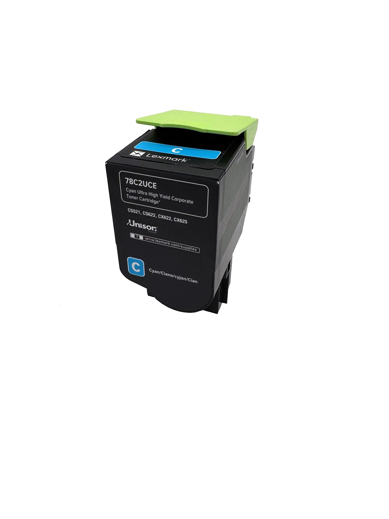 Lexmark Original Toner 78C2UCE Ultra High Yield Farbe: Cyan ca. 7.000 Seiten für CS 521 | 622 Serien und CX 622 | 625 Serien wb