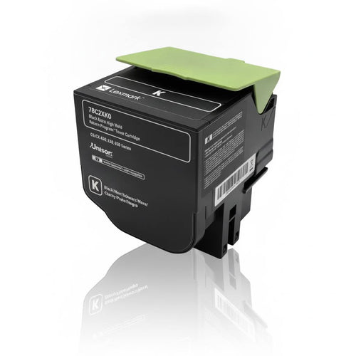 Original Lexmark Toner 78C2XK0 High Yield Farbe: Schwarz ca. 8.500 Seiten für CS 421 | 521 | 622 | CX 421 | 521 | 622 | 625 Serie