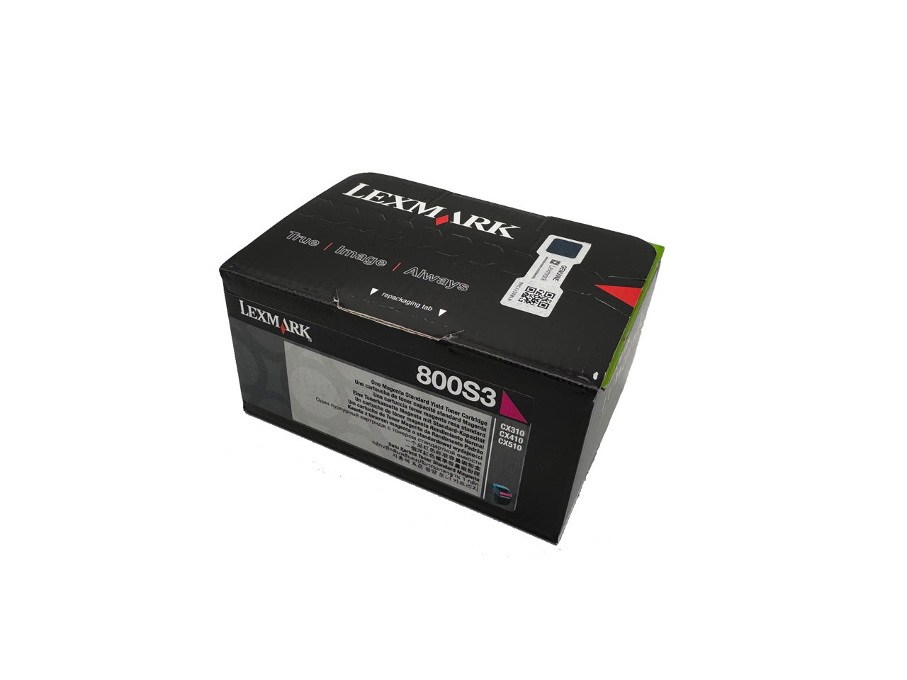 Lexmark Original Toner 80C0S30 | 800S3 Farbe: Magenta ca. 2.000 Seiten für CX 310 | 410 | 510 Serien