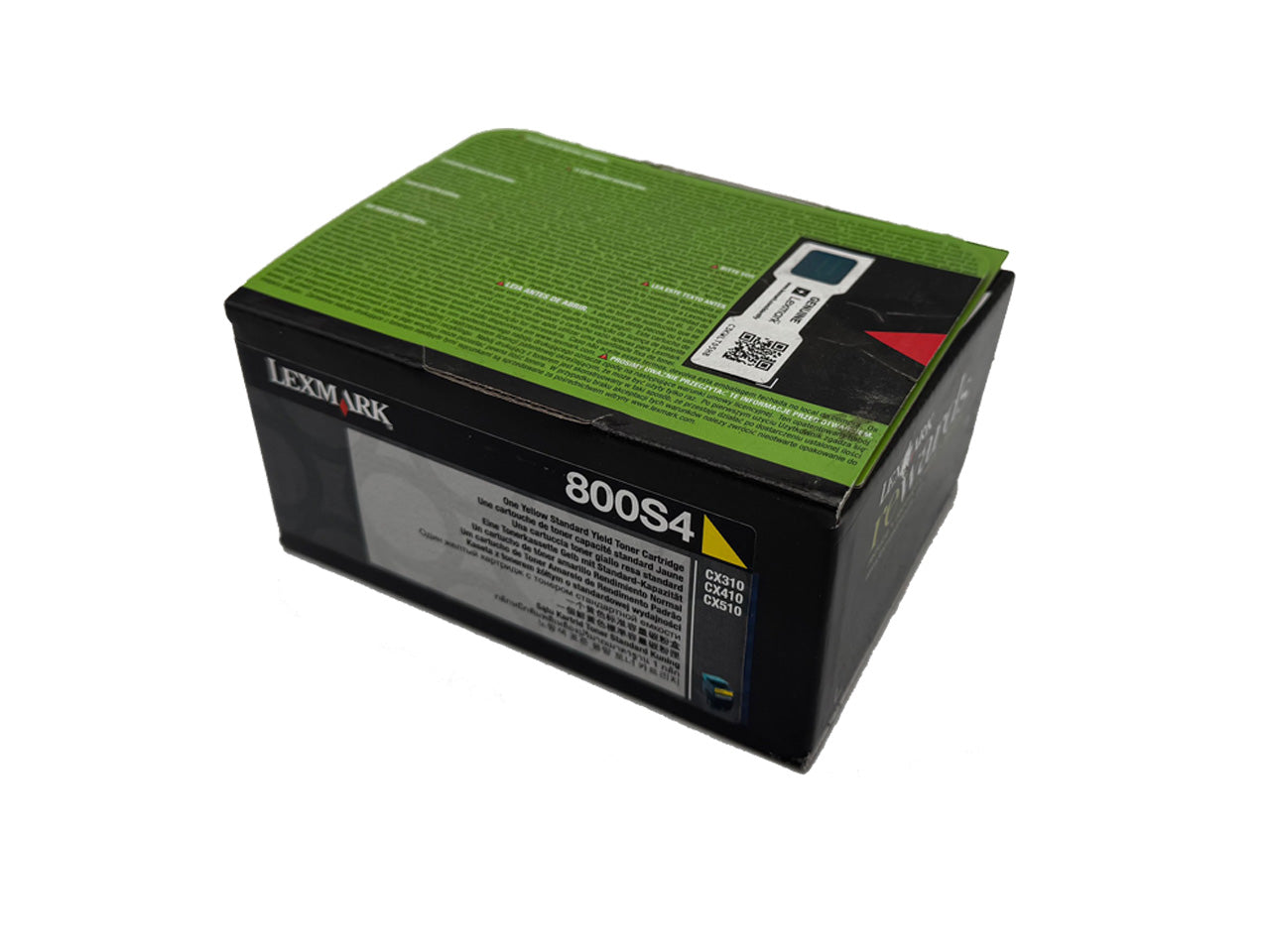 Original Toner Lexmark 80C0S40 / 800S4 Farbe: Yellow ca. 2.000 Seiten für CX310 I CX310dn usw. wb