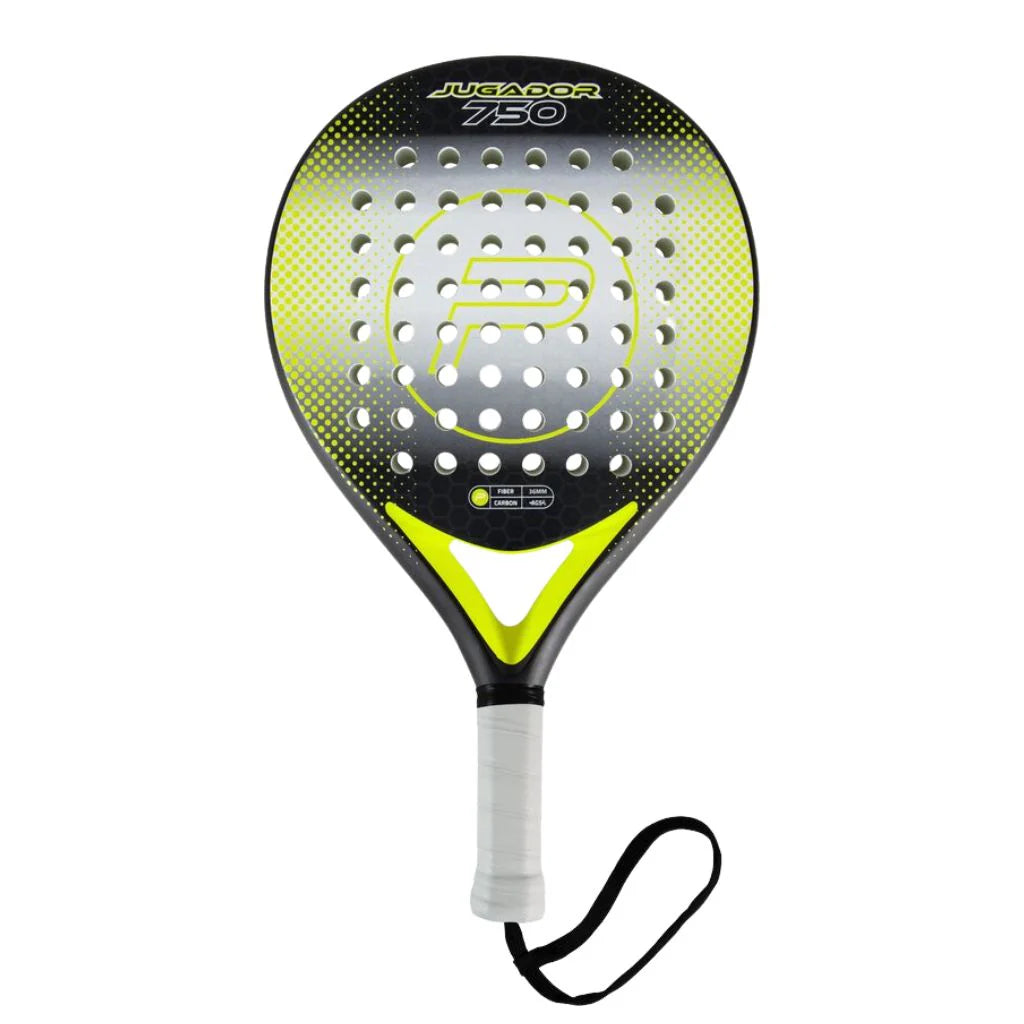 Padelracket Jugador 750 Schwarz/Grün 354 Gramm Pure2Improve