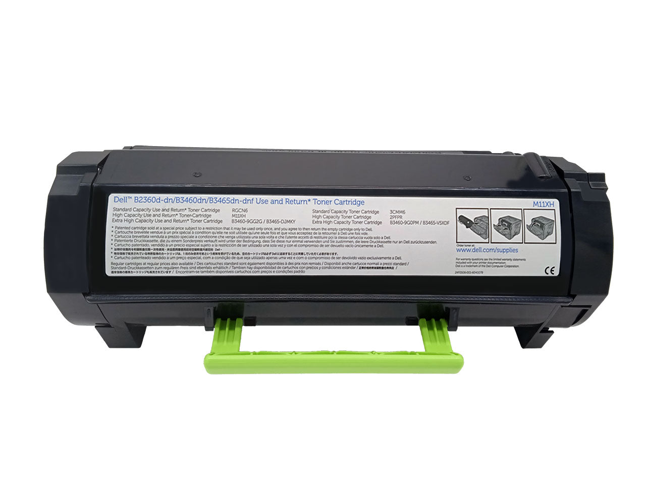 Original Toner Dell 593-11165 (RGCN6) Farbe: Schwarz ca. 2.500 Seiten für Dell B2360 | B3460 und B 3465 Serien
