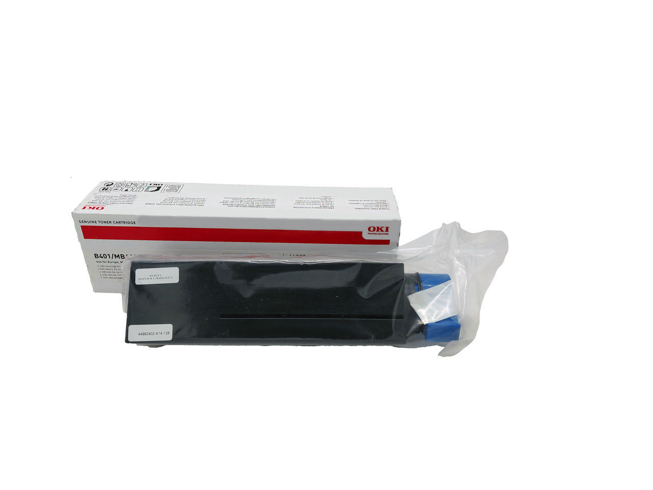 Original OKI Toner 44992402 Farbe: Black ca. 2.500 Seiten für OKI B401 I MB450 Serie wb