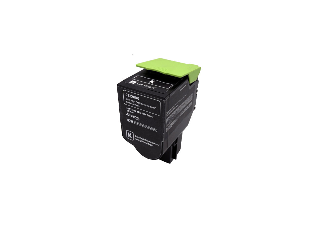 Original Lexmark Toner C232HK0 Farbe: Black ca. 3.000 Seiten für C 2325 | C 2425 | C 2535 | MC 2325 | MC 2425 Serie usw.