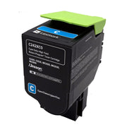 Original Lexmark Toner C242XC0 Farbe: Cyan ca. 3.500 Seiten für C 2425 | C 2535 | MC 2425 | MC 2535 | MC 2640 Serie