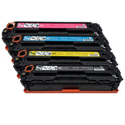 4 x Original HP Toner Multipack (CB540A CB541A CB542A CB543A) für ca. 6.400 Seiten für HP Color LaserJet CP1215 und CP1510 Serien