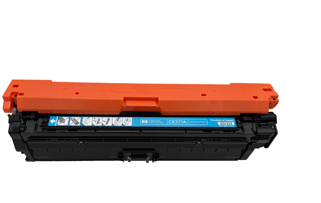 Original Toner HP CE271A / 650A Cyan CE-271A ca. 15.000 Seiten für HP Color LaserJet CP5525n 5525cn 5525xh usw. wb