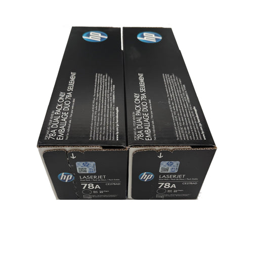 Original HP Doppelpack 78A (CE278AD) Farbe: Schwarz ca. 2 x 2.100 Seiten für HP LaserJet Pro M1536 | Pro P 1566 | 1606 Serie