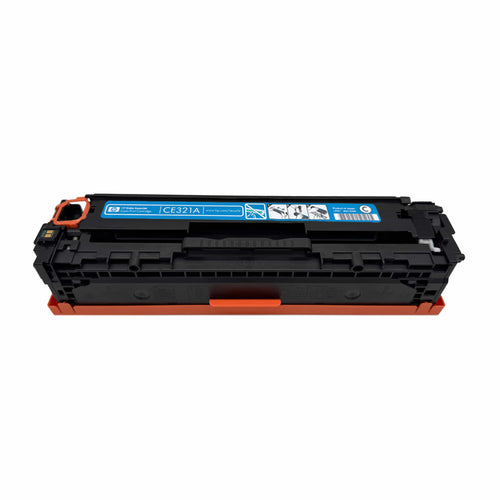 Original HP Toner CE321A (128A) Tonerkartusche Cyan ca. 1.300 Seiten für Color LaserJet Pro CP1525 und CM1415 Serie