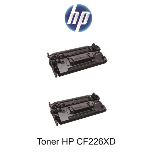 Original Toner HP Doppelpack CF226XD (226XD) Farbe: 2 x Schwarz ca. 9.000 Seiten