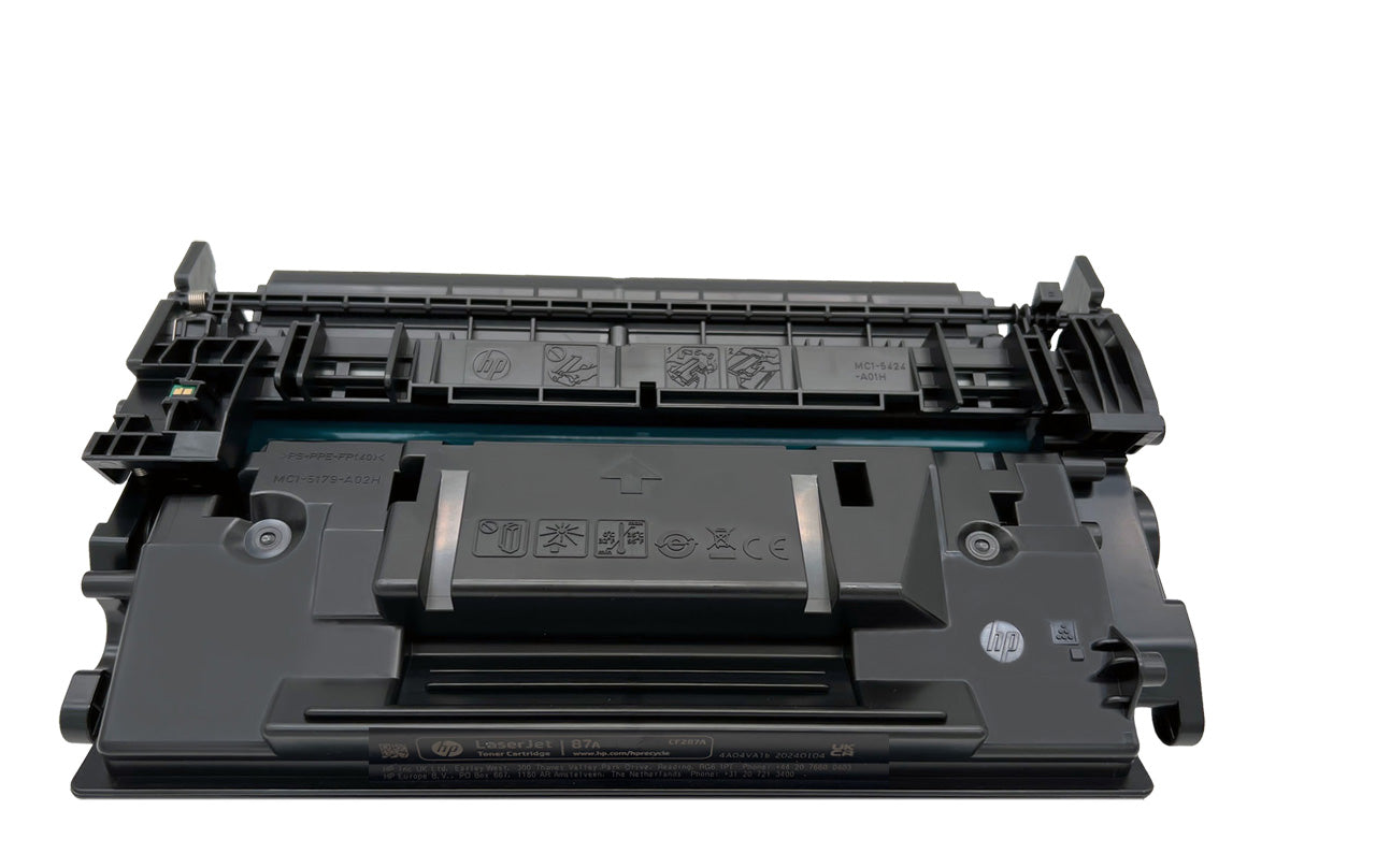 Original Toner HP 87A (CF287A) Farbe: Schwarz ca. 9.000 Seiten für: LaserJet Enterprise M506 und MFP M527 Serie usw.