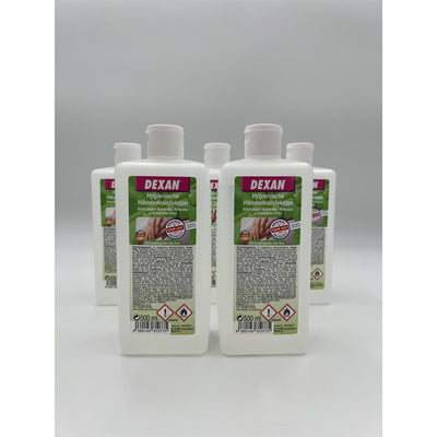 2,5 Liter ( 5 x 500ml ) DEXAN Hände-Desinfektion mit hautpflegender Aloe Vera ( Ethanol )