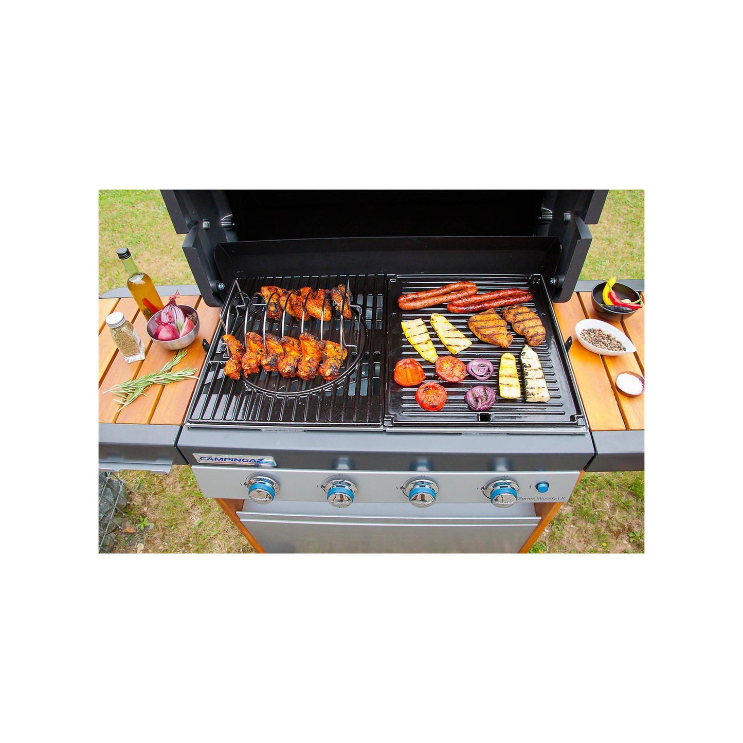 Campingaz Premium Grillkorb zum Wenden 29 x 19 x 12 cm