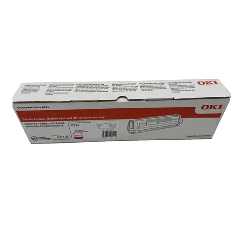 Original OKI 44844614 Toner Farbe: Magenta ca. 7.300 Seiten für C 822 CDTN | C 822 DN | C 822 N