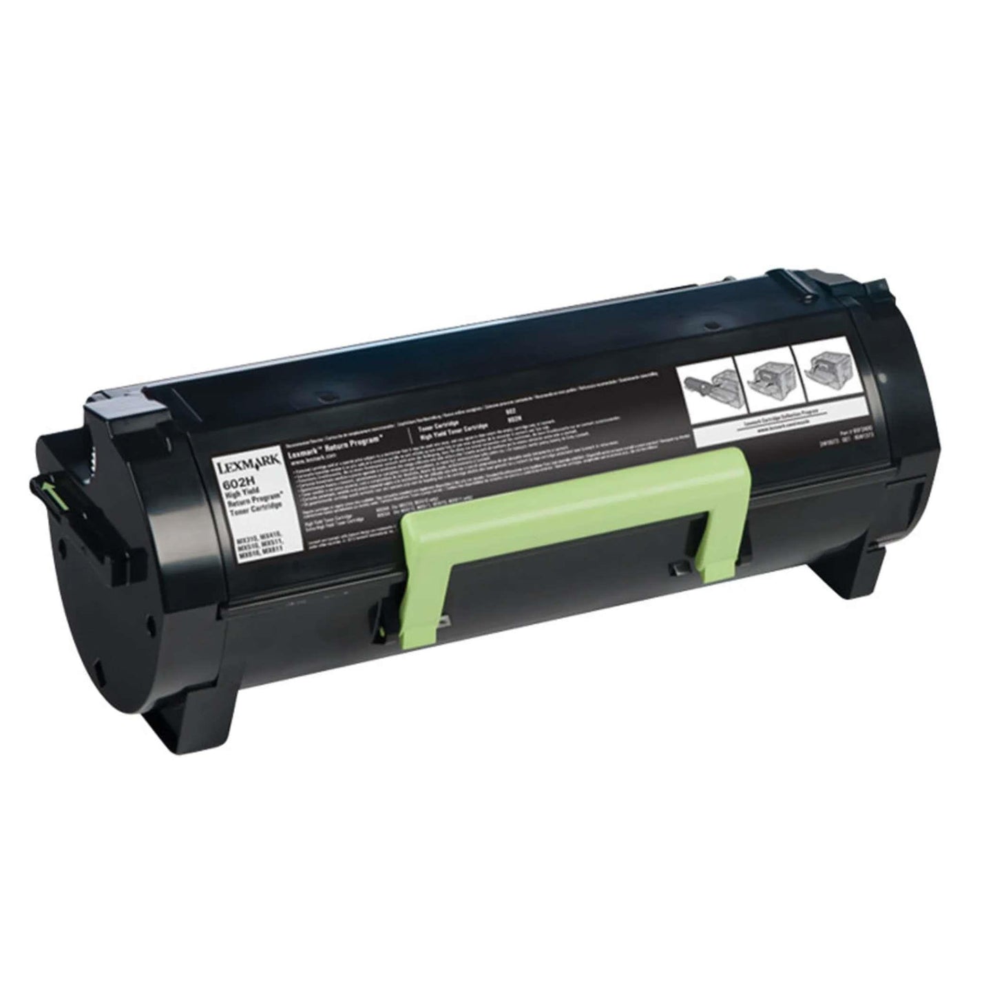 Original Toner Lexmark 60F2H0E / 602HE Farbe: Black ca. 10.000 Seiten für MX 310/410/510/610/611 Serien wb